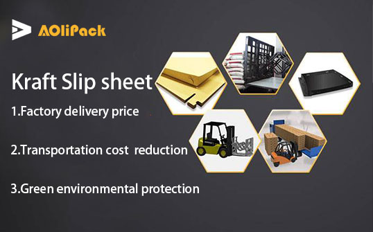 Aolipack Kraft Paper Slip Sheet instead of wood pallet and plastic pallet Product picture four